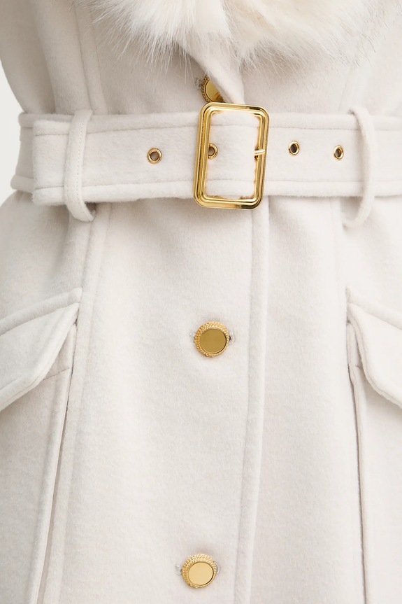 Marciano by Guess płaszcz z dodatkiem wełny ALICE 5BGL26.1799Z