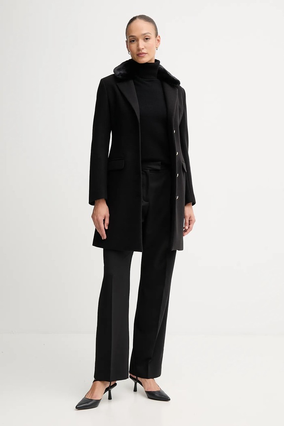 Gaudi płaszcz 521BD35019 czarny AW25