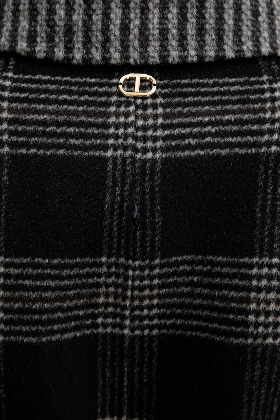 Twinset płaszcz dwustronny z wełną 252TP2080
