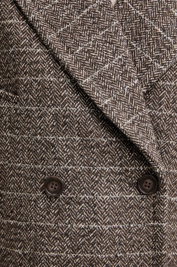 Twinset płaszcz 252TT2031 brązowy