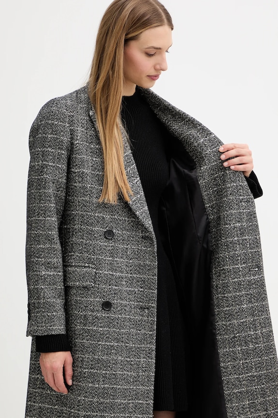 Twinset płaszcz z dodatkiem wełny 252TT2041