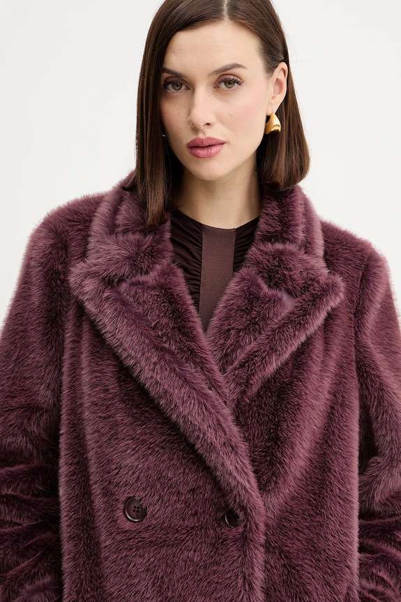 Twinset cappotto violetto 252TT2154