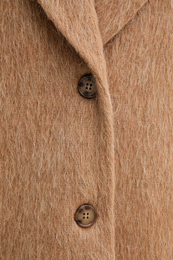 Παλτό από μείγμα μαλλιού Twinset 252TT2220 μπεζ