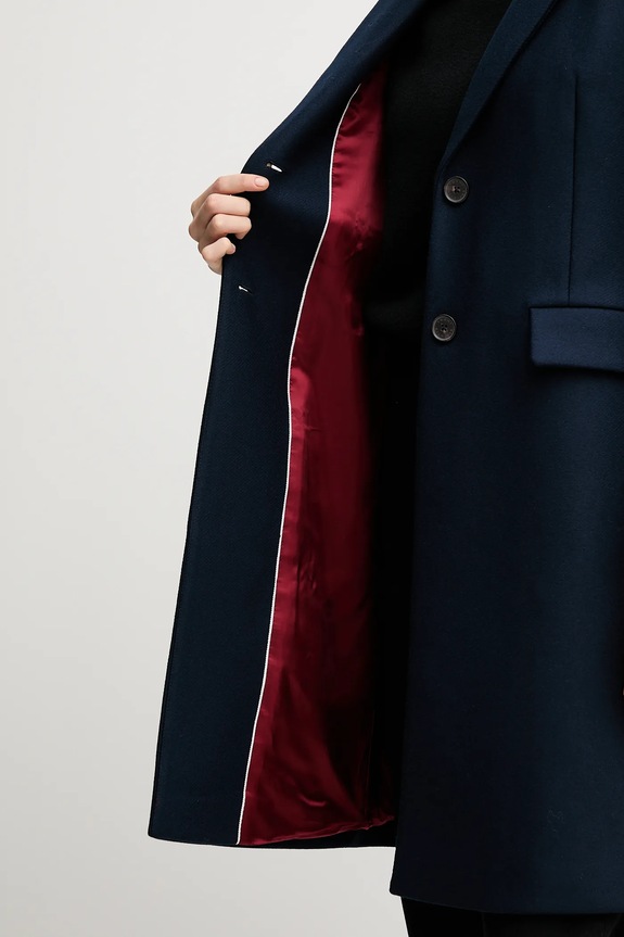 Tommy Hilfiger palton din amestec de lână WW0WW46547