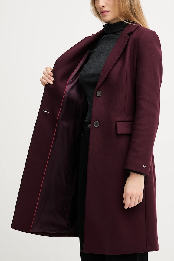 Tommy Hilfiger cappotto con lana WW0WW46547