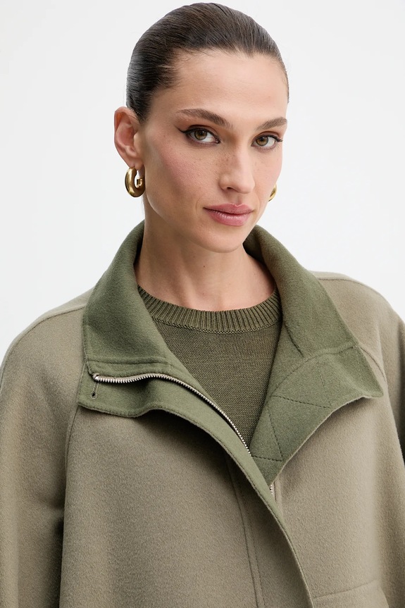 MAX&Co. palton de lână 2526086071200 verde