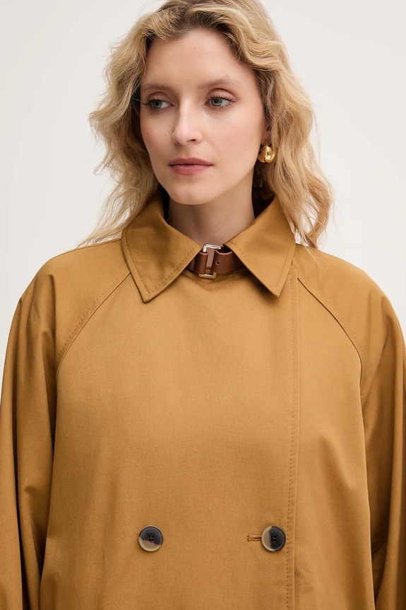Bavlnený trenčkot MAX&Co. 2526086091200 žltá