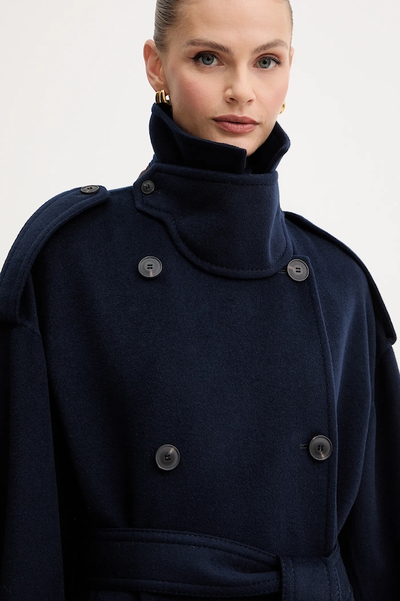 MAX&Co. palton de lână bleumarin 2526016013200