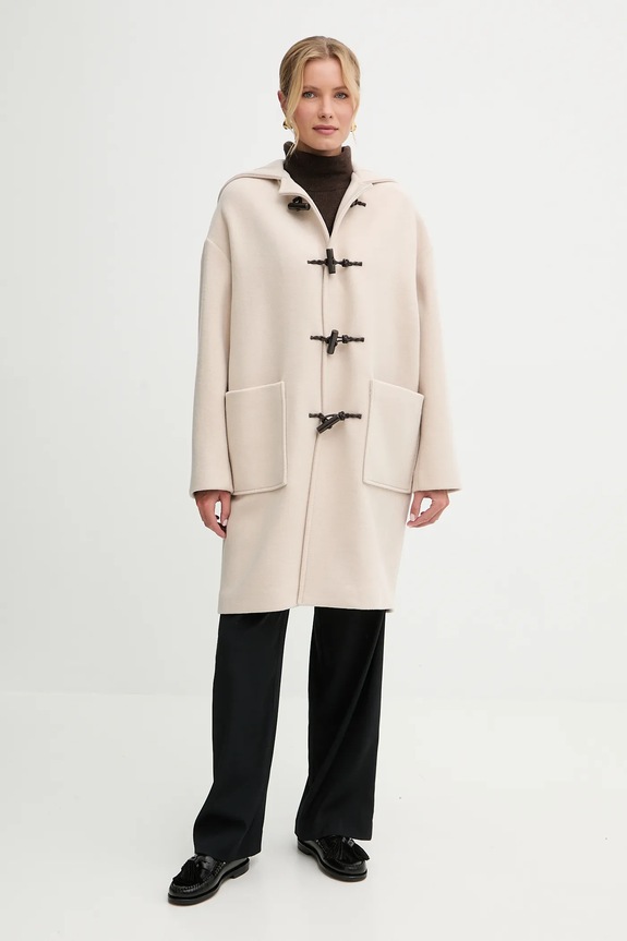 Παλτό με προσθήκη μαλλιού MAX&Co. 2526086124200 μπεζ AW25