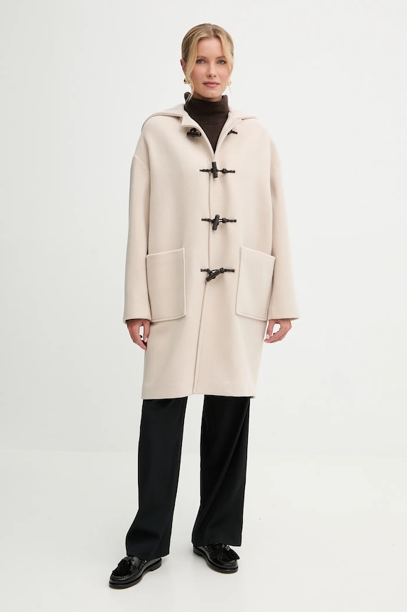Παλτό με προσθήκη μαλλιού MAX&Co. 2526086124200 μπεζ AW25