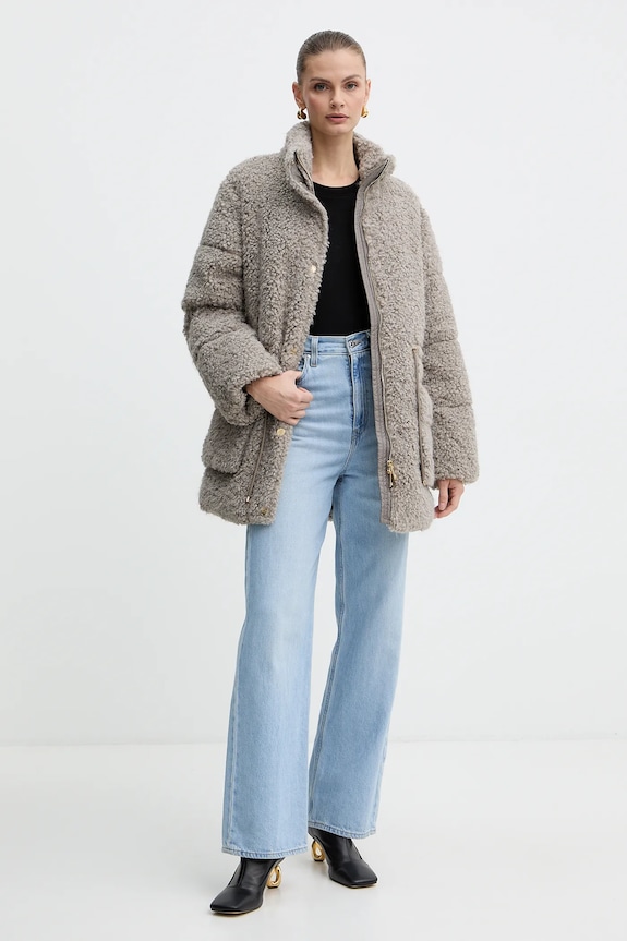 Kabát Luisa Spagnoli 542637 sivá AW25