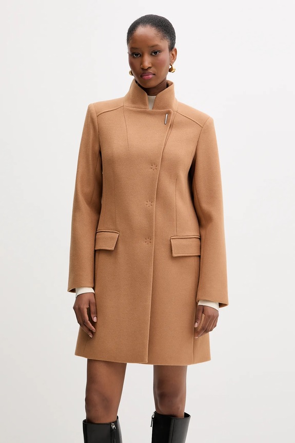 Liu Jo cappotto con aggiunta di lana non isolato marrone MF5119.J4873