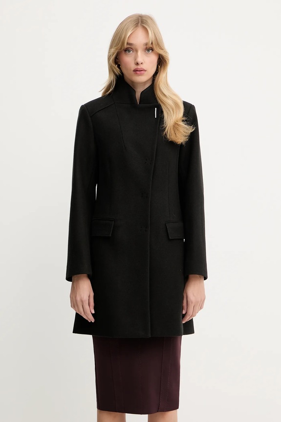 Liu Jo cappotto con aggiunta di lana non isolato nero MF5119.J4873