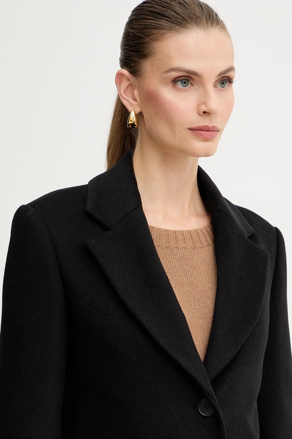 Liu Jo cappotto con lana nero MF5149.T165A