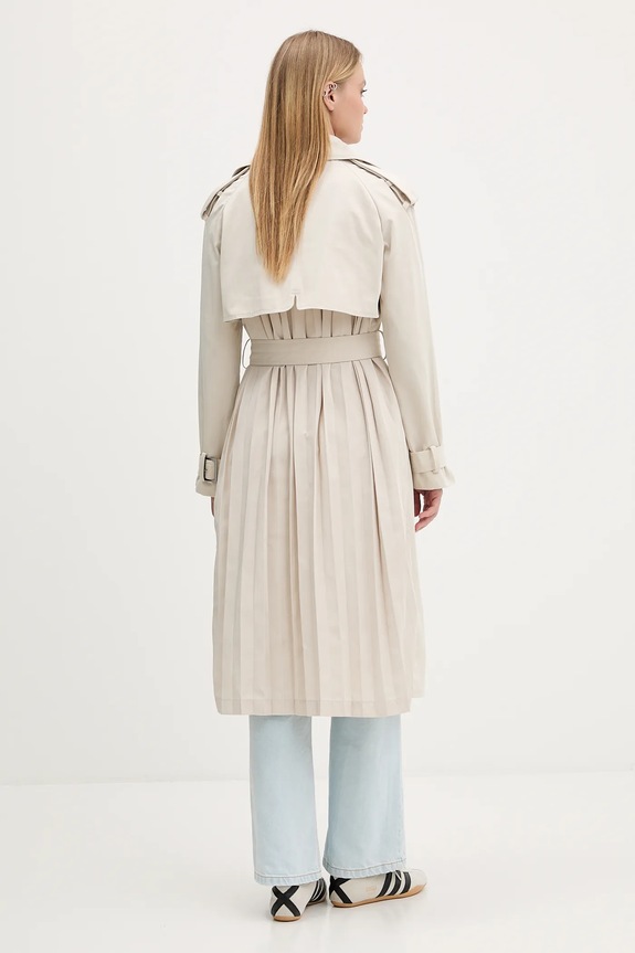 Îmbrăcăminte Desigual trenci PLEATED 25WWEW18 bej