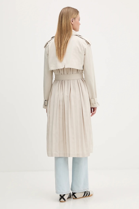 Îmbrăcăminte Desigual trenci PLEATED 25WWEW18 bej