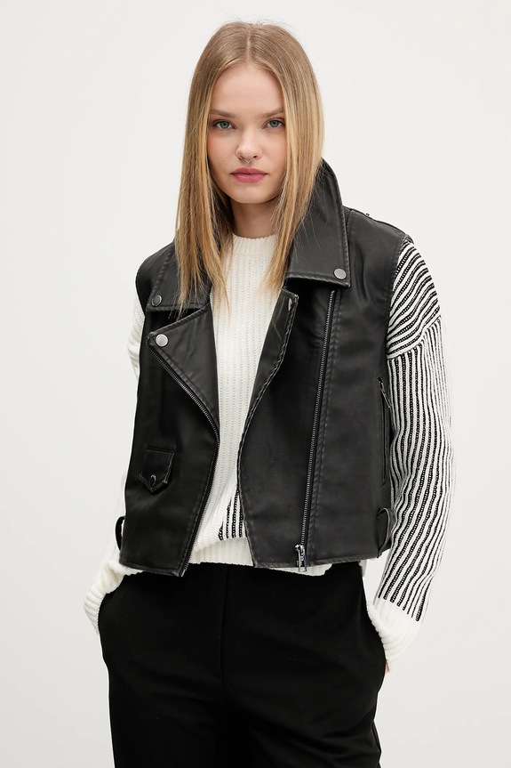 Rifľový kabát Desigual DENIMBIK 25WWEW52 modrá