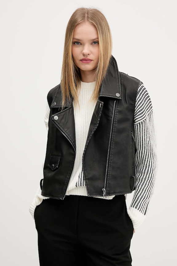 Rifľový kabát Desigual DENIMBIK 25WWEW52 modrá