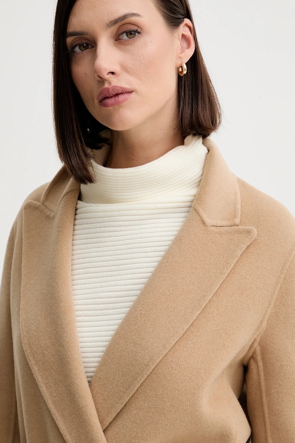 Marella palton de lână bej 2523016011200