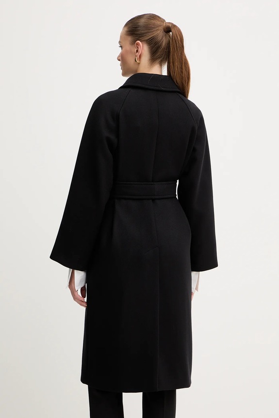 Abbigliamento Marella cappotto con lana Emme by Marella 2525016012200 nero