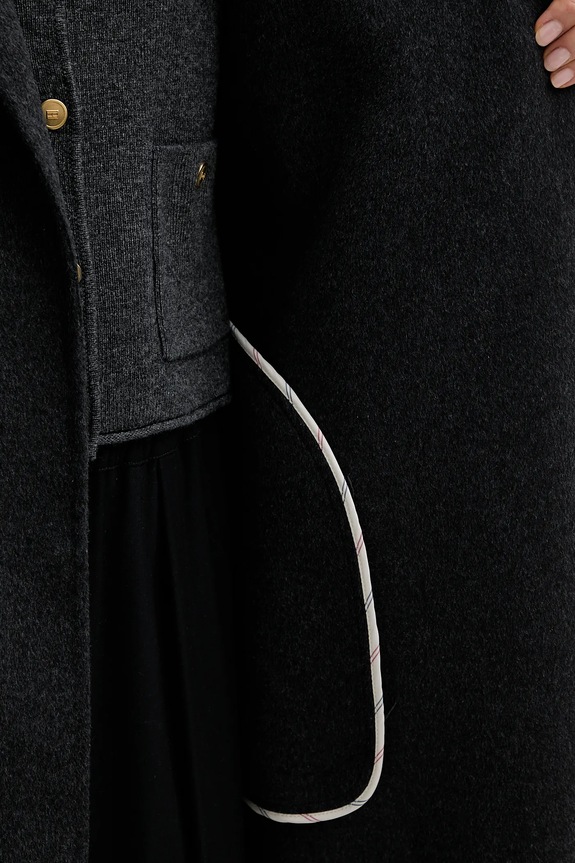 Μάλλινο παλτό Tommy Hilfiger WW0WW47286