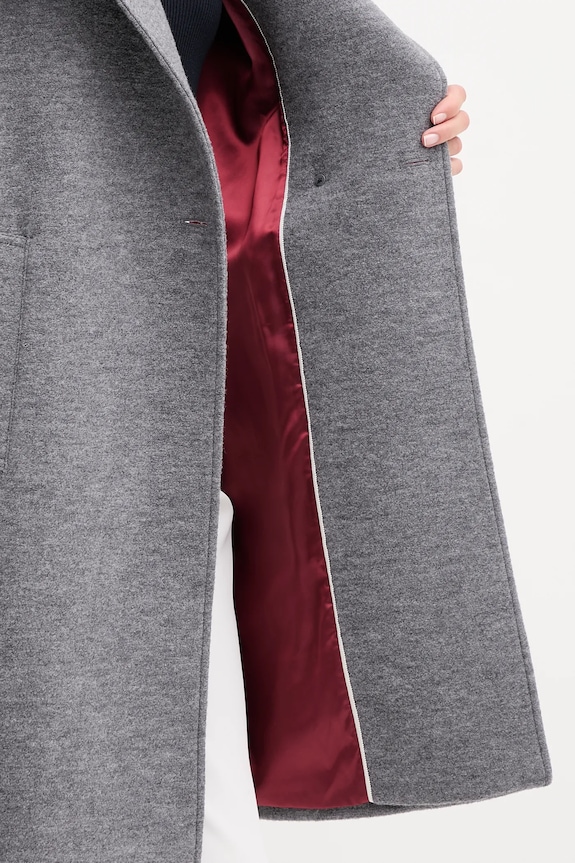 Kabát s prímesou vlny Tommy Hilfiger WW0WW47372