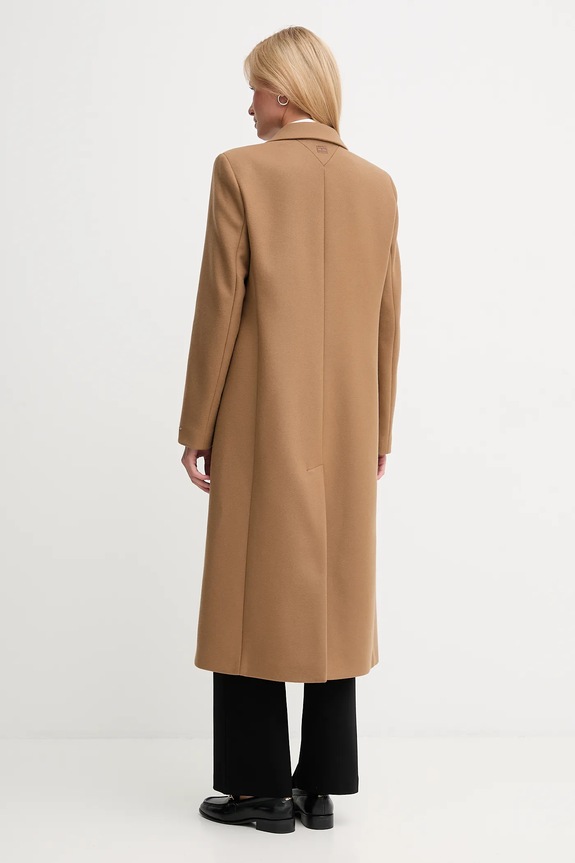 Ruházat Tommy Hilfiger baba gyapjúkeverék pulóver WW0WW47445 barna