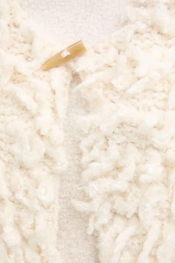 Forte Forte cardigan din amestec de lână 14452.mycoat bej