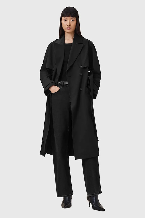 Bavlnený trenčkot AllSaints CADENCE W004OD