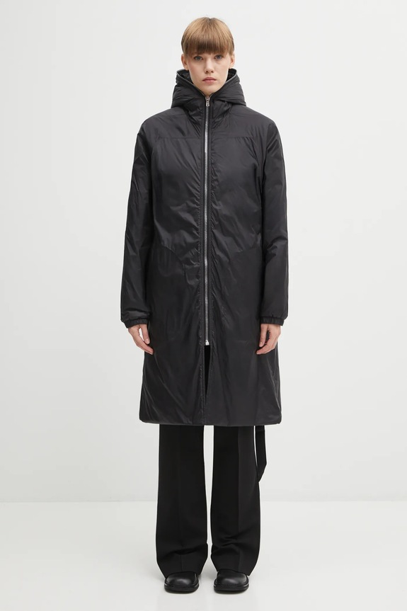 Rick Owens DRKSHDW jacket Sealed Windbreaker with black DS02E7923.NP