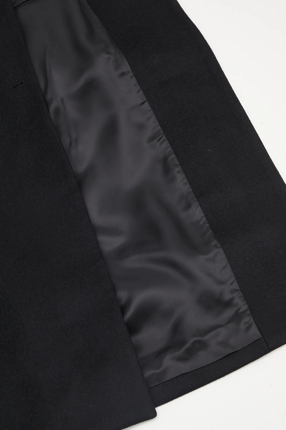 Coperni płaszcz z dodatkiem wełny Logo Belted COPM14F1011