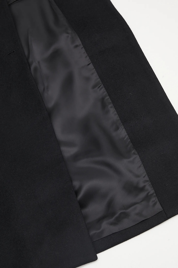 Coperni płaszcz z dodatkiem wełny Logo Belted COPM14F1011