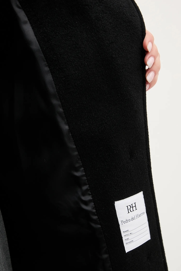 Pedro del Hierro płaszcz z dodatkiem wełny 7522239