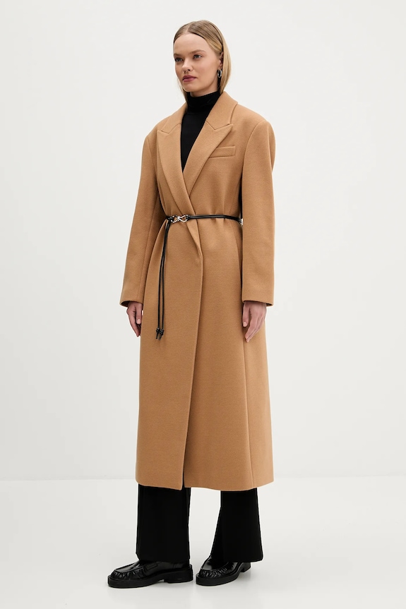 Kabát HUGO Majesti-1 50547606 hnedá AW25