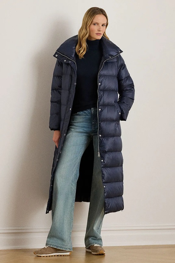 Lauren Ralph Lauren giacca foderato blu navy 297P04089