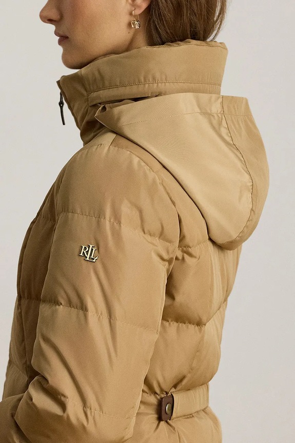 Páperová bunda Lauren Ralph Lauren 297P04095 béžová