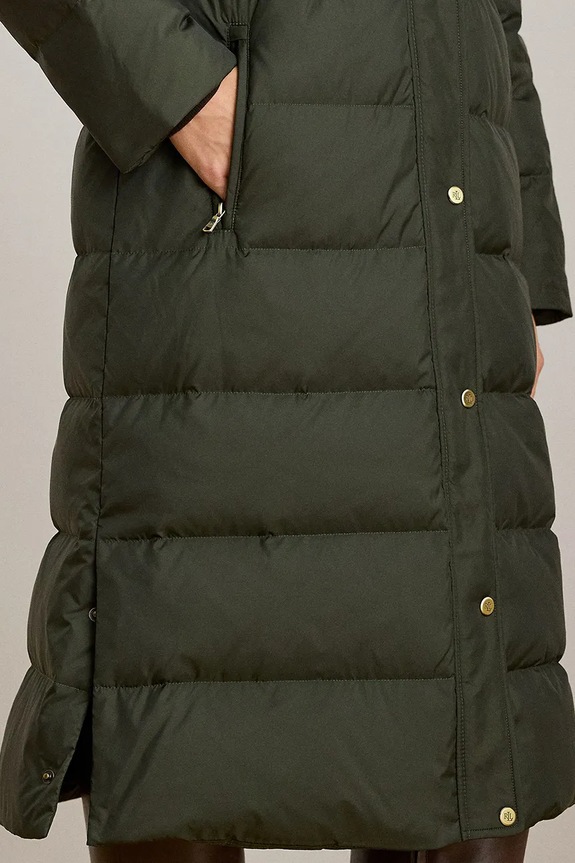 Páperová bunda Lauren Ralph Lauren zelená 297P04097