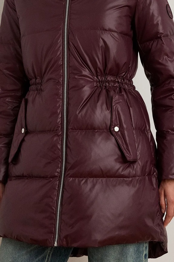 Пухено яке Lauren Ralph Lauren бордо 297P04101