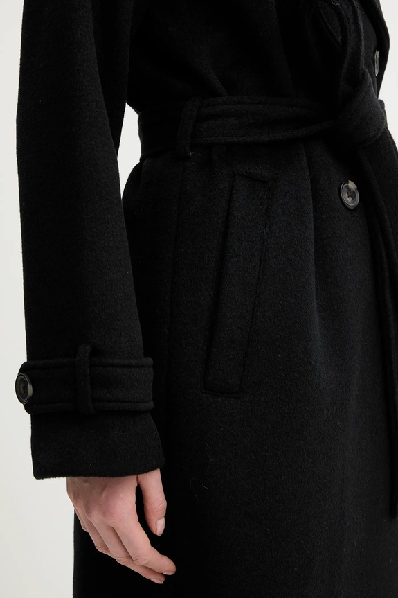 Παλτό Abercrombie & Fitch KI144.5191.900 μαύρο