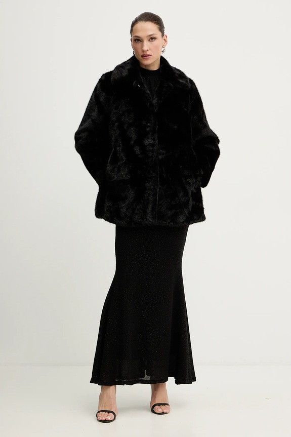 Morgan palton GOVIA negru SS26