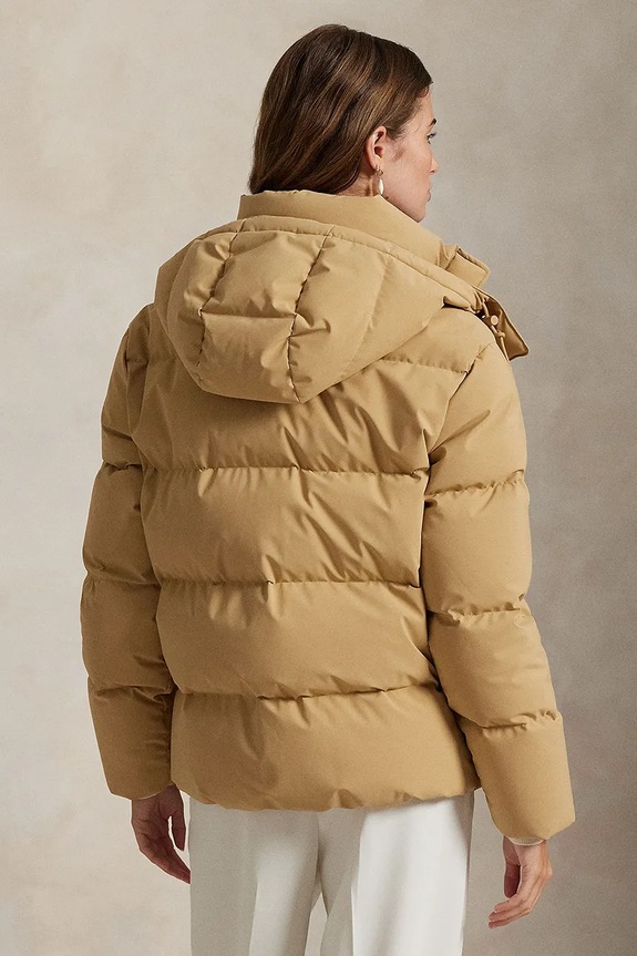 Polo Ralph Lauren down jacket MATTE POLY 211971190001 beige AW25