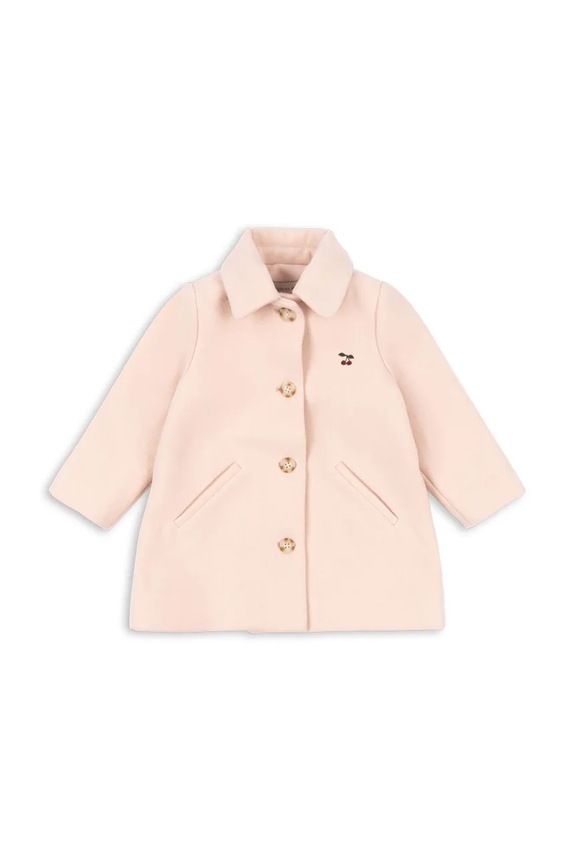 Παιδικό παλτό Konges Sløjd NOVELLA COAT KS103521.9BYA πορτοκαλί AW25