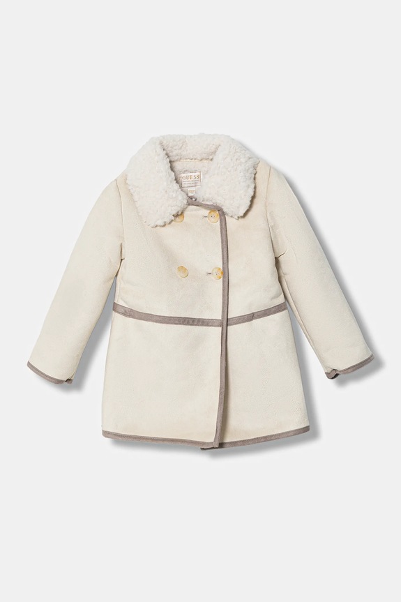 Guess palton pentru copii necaptusit bej K5BL02.WHGN0.9BYA
