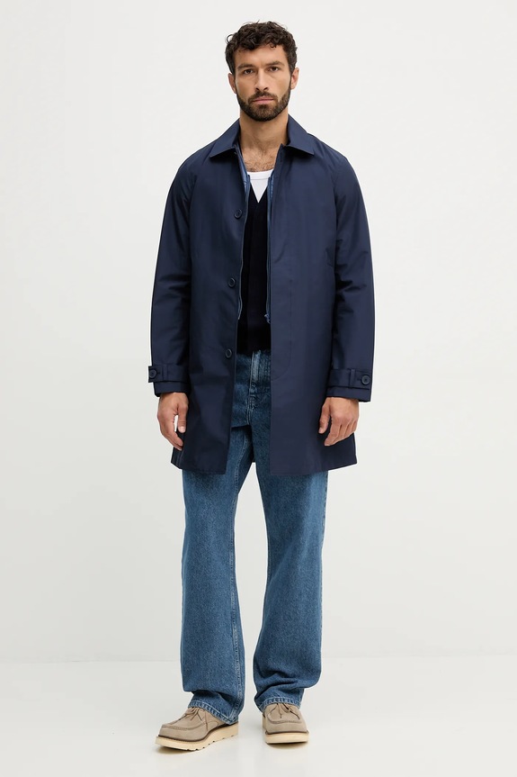 United Colors of Benetton palton 2VYAUN06L bleumarin AW25