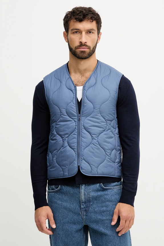 United Colors of Benetton palton 2VYAUN06L bleumarin