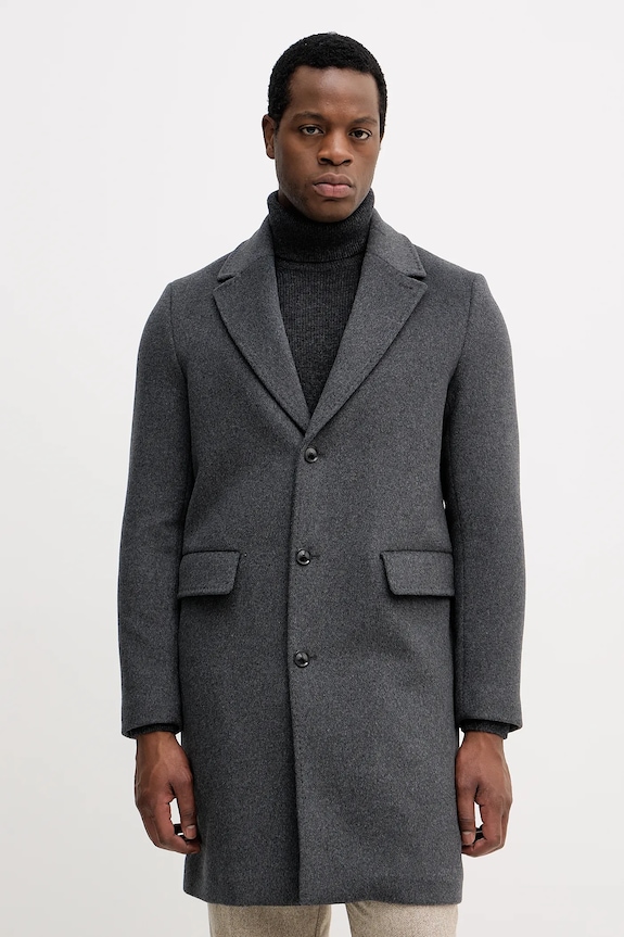 Sisley cappotto transitorio grigio 2VLPSN041
