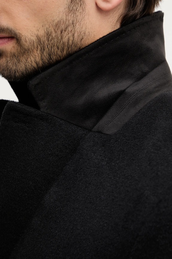 Sisley palton 2VLPSN041 negru