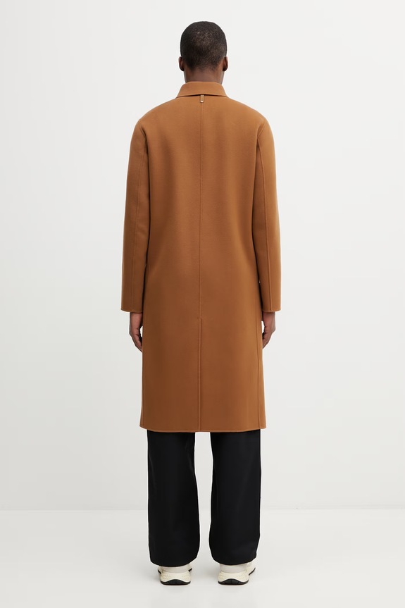 Odzież Mackage elegancki płaszcz męski BECKETT brązowy