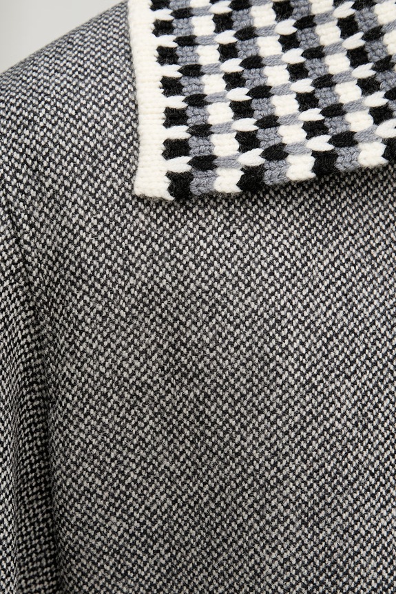 Vlnený kabát Drôle de Monsieur Le Manteau Tweed I.CT147.WV014
