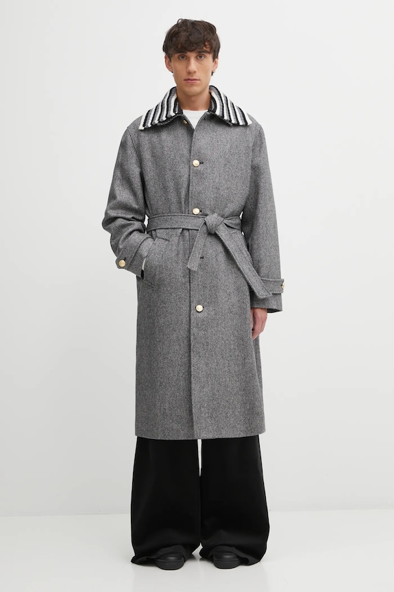 Вовняне пальто Drôle de Monsieur Le Manteau Tweed I.CT147.WV014